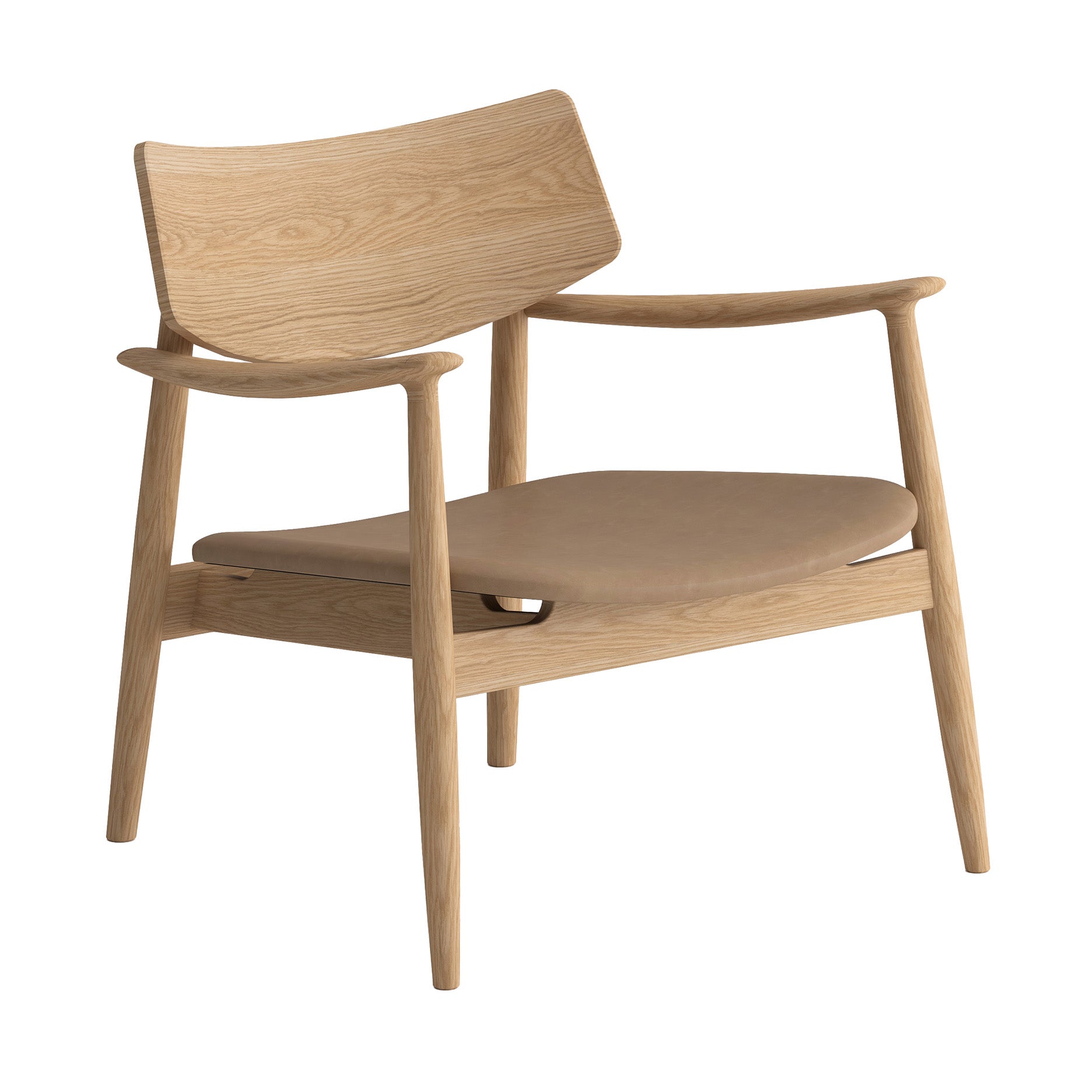 Vedersø Loungesessel – Ledersitz